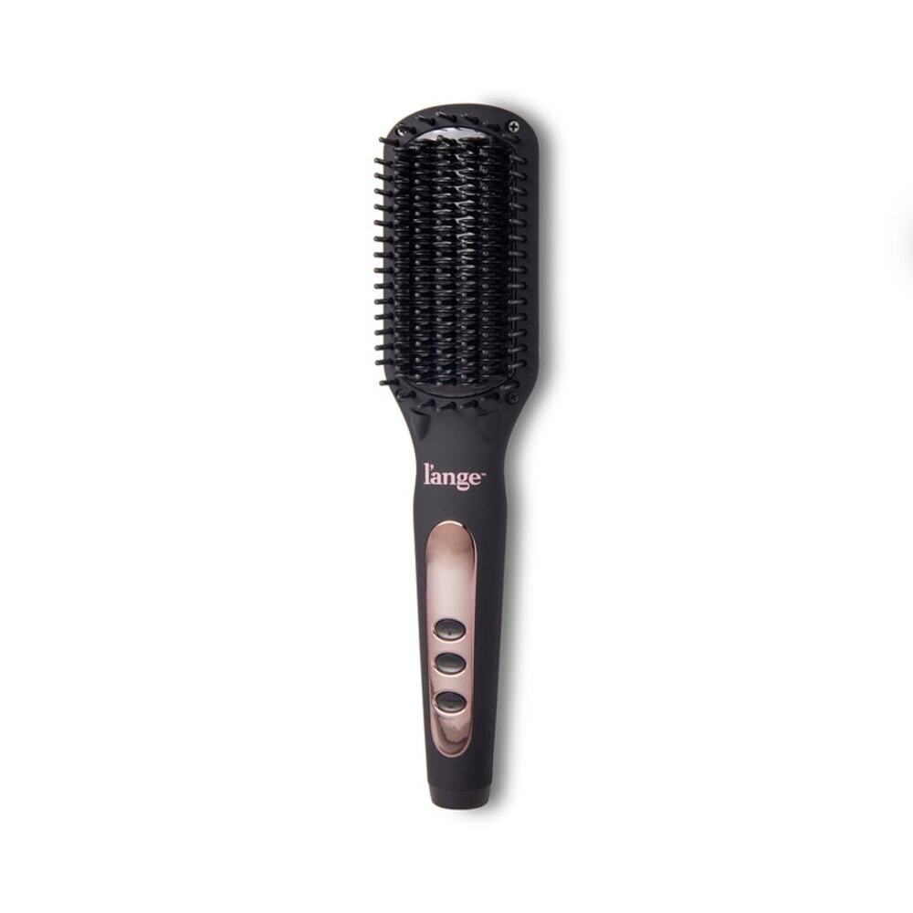 L'ange Ceramic Hair Straightening Brush Black